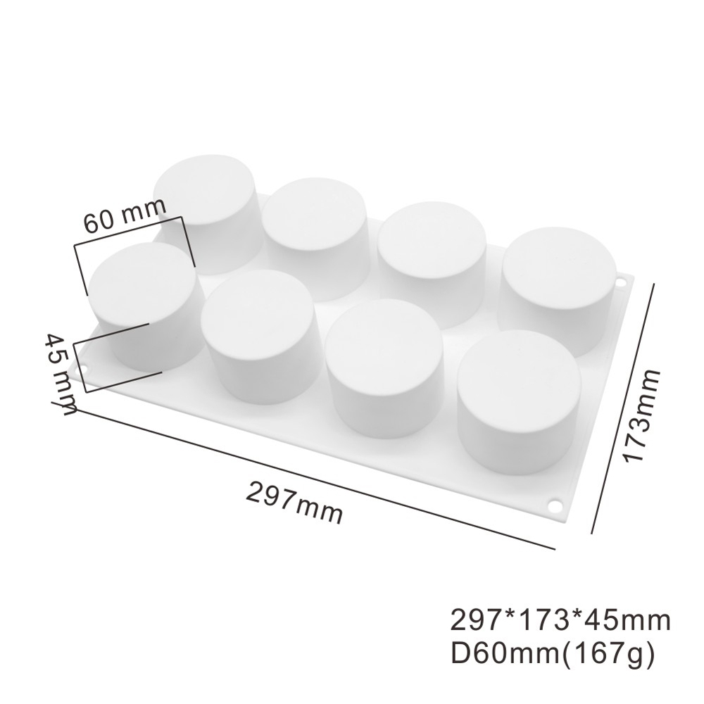 Molde-de-silicona-de-8-cavidades-para-Tartas-herramientas-de-decoraci-n-de-Mousse-para-cupcakes