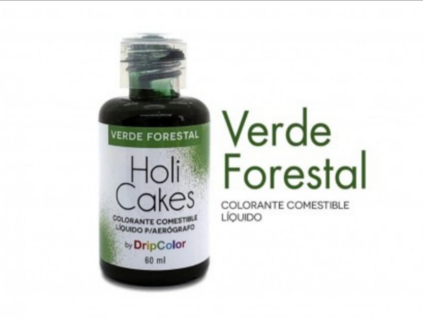 Holi cakes verde forestal